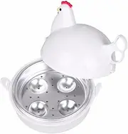 Alipis Chicken-Shaped Microwave Egg Cooker Egg Poacher Effortless Kitchen Utensil for Boiling Eggs Microwave Cooking Tool for Home Kitchen