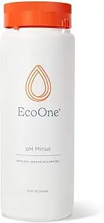 EcoOne | pH Minus | Decreases pH in Pool or Spa | Natural, Sustainable Spa Care Supplies | Fragrance Free | Indoor & Outdoor Hot Tub Maintenance Chemicals | 1 Bottle, 2 Lbs