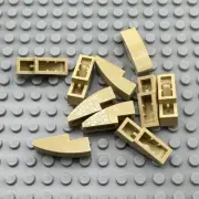 LEGO Slope - Tan - Curved 3 x 1 - QTY x10