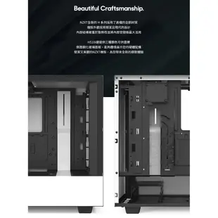 NZXT美商恩傑 H510i 黑 數位控制 全透側電腦機殼 宇星科技