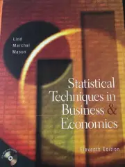 Statistical Techniques in Business and Economics by William D. 11th Ed