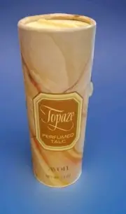 Vintage Avon Talc Powder Topaz 3.5