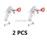 2pcs Silver Flex Plus Airless Spray Gun 248157 with Guard for road marking new