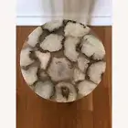 White Agate Coffee Table Top, Geode Agate Center Table Top, Home Decor