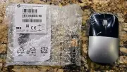 HP Z3700 2.4 GHz USB Slim Wireless Mouse Black Silver LED 1200 DPI Optical