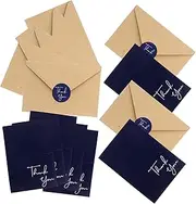 ARTIBETTER 10Sets Decorative Thank You Cards for Teachers with Envelopes Blank Greeting Cards to Show Appreciation Design for Easy Writing Beautiful Artwork