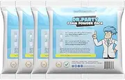 Foam Powder Pack of 4, Makes up to 480 Gallons of Foam Party Fun for Foam Machines by Dr. Party, comes with FOMO Replacement Sock