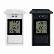 Indoor and Outdoor Wall Mounted Digital Thermometer with Max Min Display