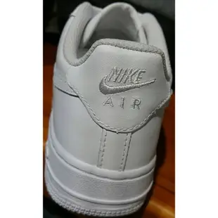 2018 二月 NIKE AIR FORCE 1 BG 復古 休閒 運動鞋 白 314192-117