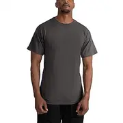 [ROTHCO] 21073 Solid Color T-Shirt with Cotton/Polyester Blend Color : Charcoal Grey,Size : M