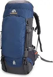 Travel Backpack for Women Men - 65L Hiking Backpack Multiple Pockets Waterproof Outdoor Sport Large Travel Daypack for Men Women Camping Trekking Touring