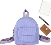 [Generic] Teen Backpacks | School Backpack Corduroy Bookbags | Travel Daypack, Lightweight Teen Girls School Bags, Laptop Bag for Student