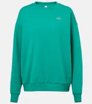 [Alo Yoga] Alo Yoga Accolade French Terry sweatshirt AU 12 green