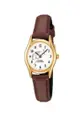 Casio Women's Analog LTP-1094Q-7B9R Brown Genuine Leather Watch