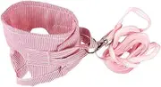 Minkissy Small Pet Harness Hedgehog Guinea Pig Chest Strap Red Weight and Breathable