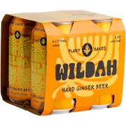 Wildah Hard Ginger Beer Can 375mL