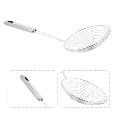 Stainless Steel Colander Food Strainers for Kitchen Find Mesh Spoon