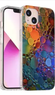 Protective Hard Back Silicone Bumper Phone Case For iPhone 13 6.1”-2