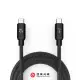 【亞果元素】CASA C100+ Gen 2 100W USB-C 對 USB-C高速充電傳輸線 黑