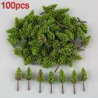 100xModel Pine Trees Train Scenery For N Z Scale Building Street Layout 38mm Set