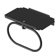 Towel Ring - Kitchen Accessories Storage Mount | Adhesive Towel Rack Wall Mounted Storage No Drilling Ring Hanger with Shelf for Bathroom, Kitchen