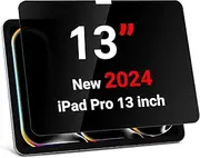 ZOEGAA ipad Pro 13 Screen Protector Privacy, Privacy Screen Protector for iPad Pro 13-Inch (2024 Model, 7th Generation) with Anti Blue Light Anti-Spy