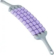 Four Row Muscle Roller,Flexible Roller Massager For Legs,Lightweight Long Lasting Massager Tool Equipment,for Calf Back Body Workout Exercise Training Yoga Beginner