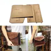 DIY Leather Kraft Paper messenger Bag Sewing Pattern diy handmade Craft Template