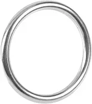 304 Stainless Steel Boat Marine Welded Ring Non-Rusting Hardware O Round Ring Polished for Diving Rock Climbing Yoga 6mm * 60mm (06050 Wire Diameter 6mm* Internal Diameter 50mm)