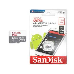 【SanDisk 晟碟】Ultra micro SDXC C10記憶卡(128GB)