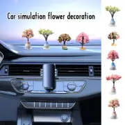 Car Mini Fake Tree Decor Car Center Console Dashboard Ornament Accessorie Gift