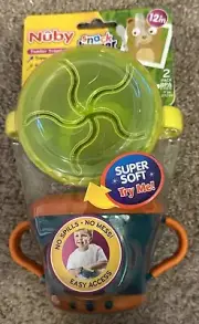 Nuby (2) Snack Keepers BPA Free 12+ month Green & Blue