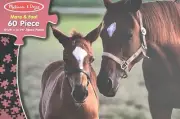 Melissa & Doug 60pc Jigsaw Puzzle Horses Mare & Foal NEW UNOPENED!