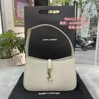 在飛比找蝦皮購物優惠-正品 SAINT LAURENT LE5À7 牛皮革手提包 