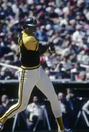Outfielder Dave Winfield the San Diego Padres swings and watches - 1974 Photo