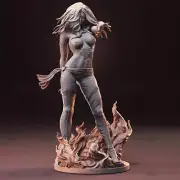 3D print Figure Dark Phoenix 1/8 22cm Model Kit Unpainted Unassembled Garage Kit