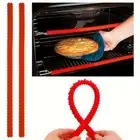 2Pcs Threaded Oven Rack Protector Oven Shelf Edge Guard Oven Accessories