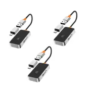 3 PACK Wireless Carplay Adapter for Apple Android Auto, Compact, Fast Connection