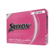 Srixon Ladies Soft Feel 14 White Golf Balls - 1 Dozen