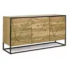 Cupboard Sideboard 3 Door Mobile Buffet Modern Egon IN Acacia