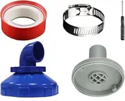 Pool Nozzles Kit | Leak-Proof Spa Nozzles Replacement - Quick-Connect Water Inlet Fitting for Spa Renovation, Equipment Upgrade