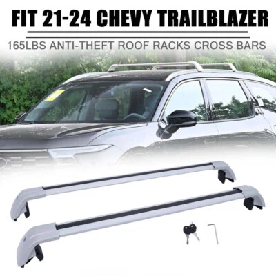Fit for Chevrolet Chevy Trailblazer 2021-2024 Roof Rail Racks Cross Bar Crossbar