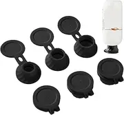 Bottles Caps Set - Flipping Bottle Sets, Caps Flipping Sets | Multifunctional Leak-Proof Bottle Holder Stand Cap, 3 Sizes Upside Down Emptying Set, Bottle Emptying Caps Kit for Shampoos Conditioner