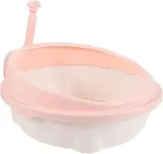 GANAZONO 1 Set Cat Litter Box Semi Enclosed Toilet with Low Opening for Home Shop and Living Spaces