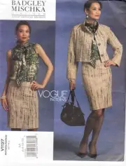 Vogue 1127 uncut jacket skirt blouse pattern uncut sizes 6-12 Badgley Mischka