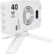 RGB Video Light, 3000-7000K Stepless Brightness 360° Full Color Selfie Light LED Camera Rechargeable Portable Phone Photography Selfie Lighting, 40W RGB Fill Lights