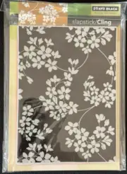 Penny Black "Glory of Modesty" 1 large rubber cling stamp Background/Spring/Sum
