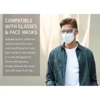 在飛比找momo購物網優惠-【Bill Case】防風防塵防潑濺高清PC臉罩1件加 口罩