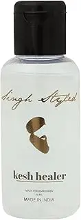 Singh Styled Kesh Healer Hair & Beard Oil Serum For Detangling, Manageable, Soft Beard & Hair – Helps Reduce Hair Breakage & Promotes Hair & Beard Growth