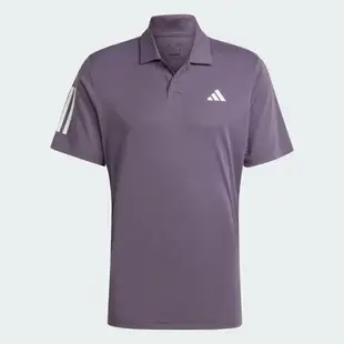 Adidas Club 3str Polo [IJ4873] 男 POLO衫 短袖 上衣 運動 網球 訓練 亞洲版 暗紫